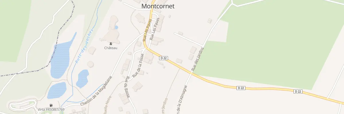 Plan du 1 Rue de l’Epinette à Montcornet