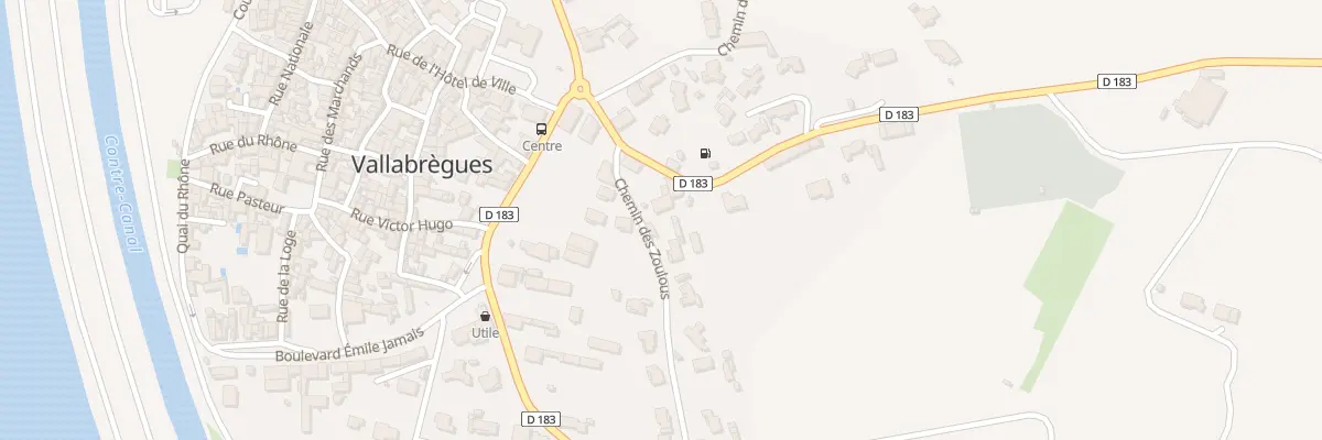 Plan du 63 Che des Zoulous à Vallabrègues