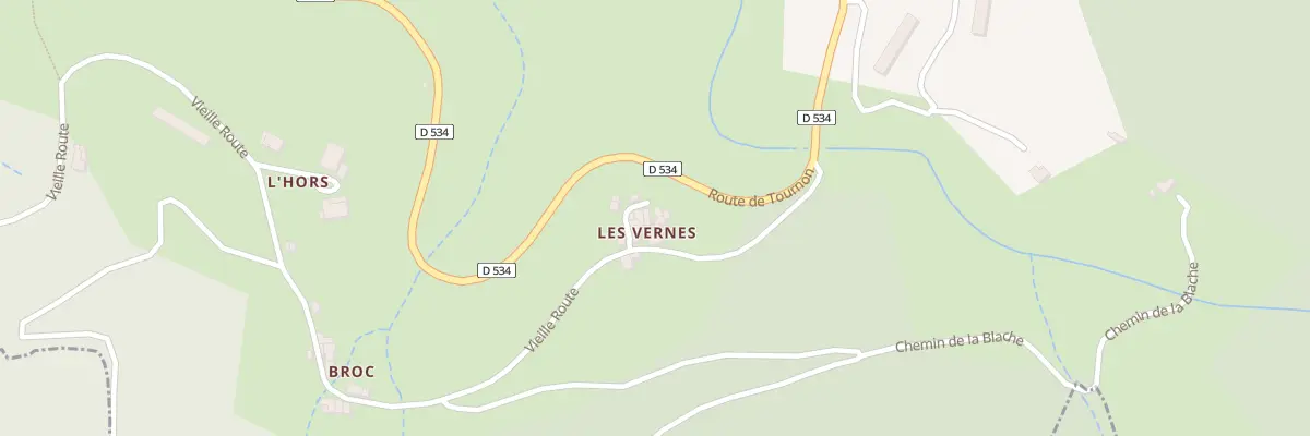Plan du 40 Che des Vernes au Crestet