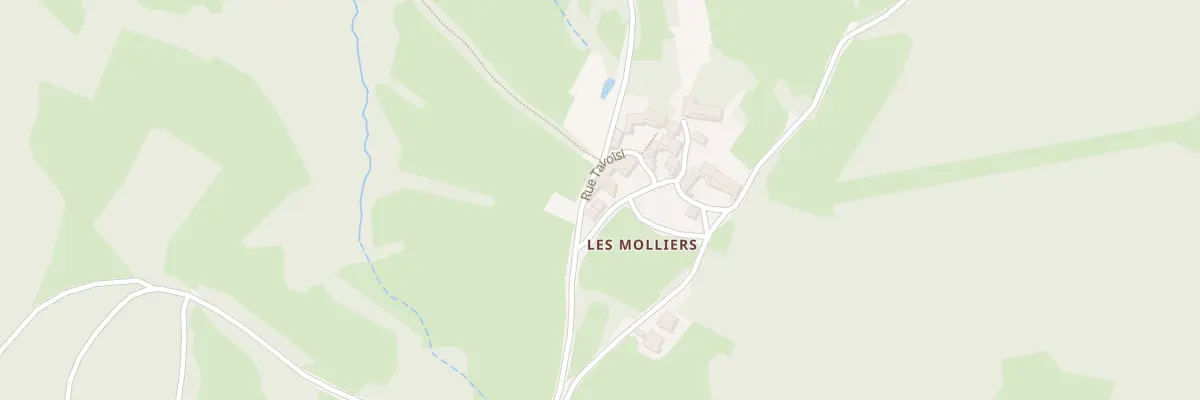 Plan du 5045 Les Molliers Nord à Cenves