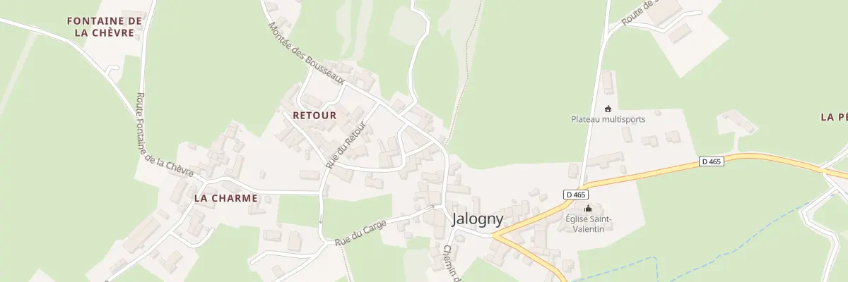 Plan du 11 Mte du Bourg à Jalogny
