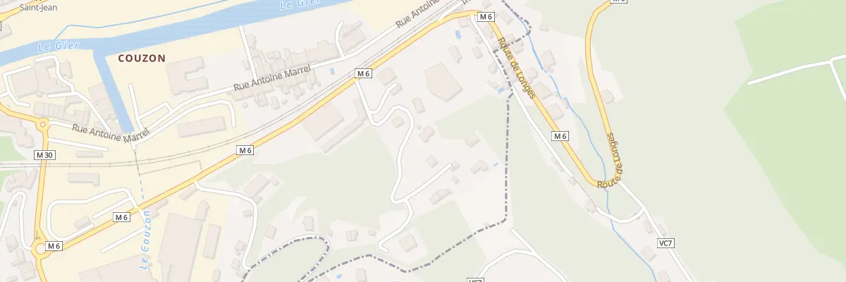 Plan du 54 Rte de Longes à Rive-de-Gier