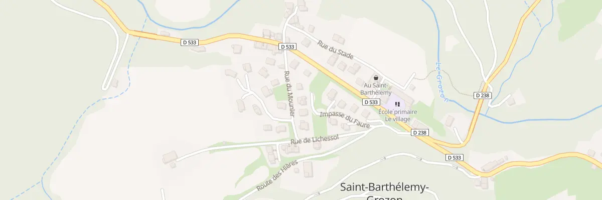 Plan du 5299 Le Village à Saint-Barthélemy-Grozon