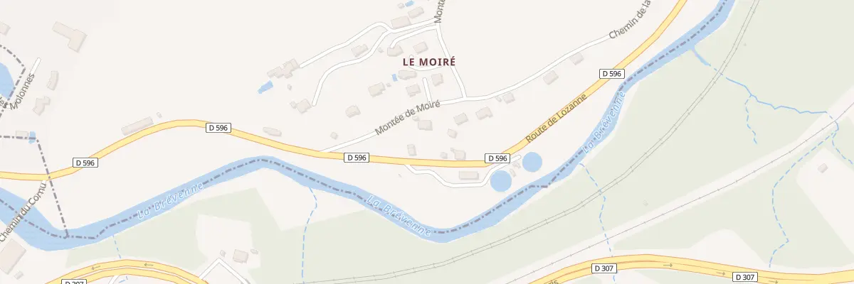 Plan du 693 Mte du Moiré à Saint-Germain-Nuelles