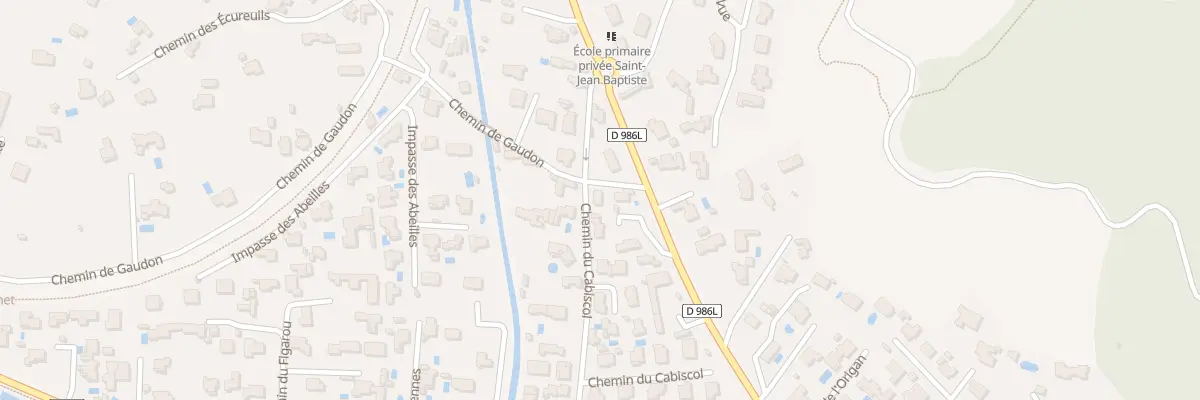 Plan du 33C Rte de Comps à Beaucaire