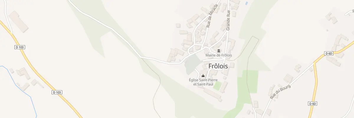 Plan du 9 Rue de la Fontaine Village à Frôlois