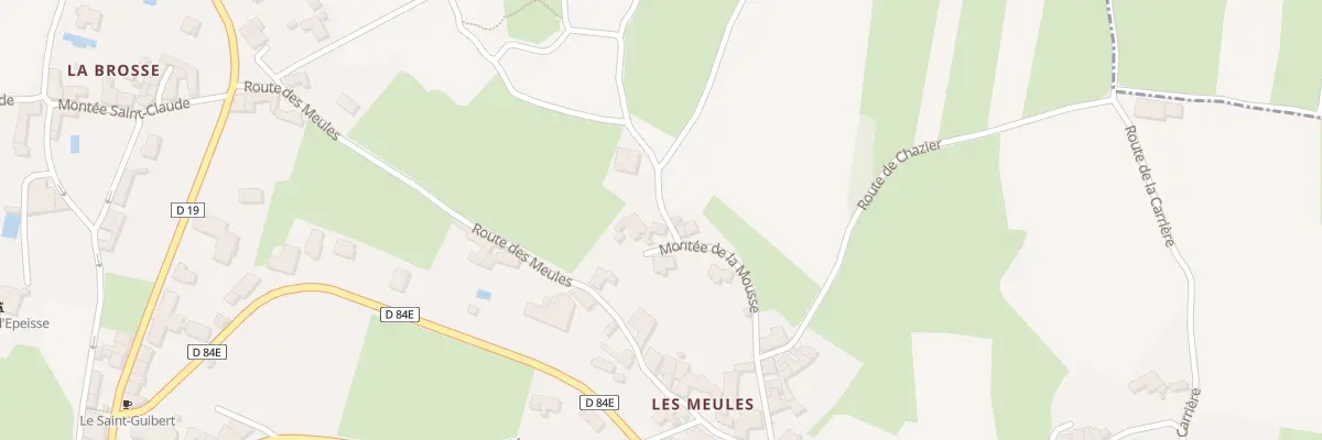 Plan du 192 Mte de la Mousse à Cogny