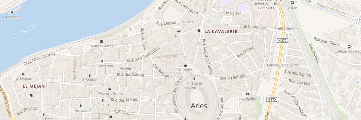 Plan du 32 Rue de l’Amphithéâtre à Arles