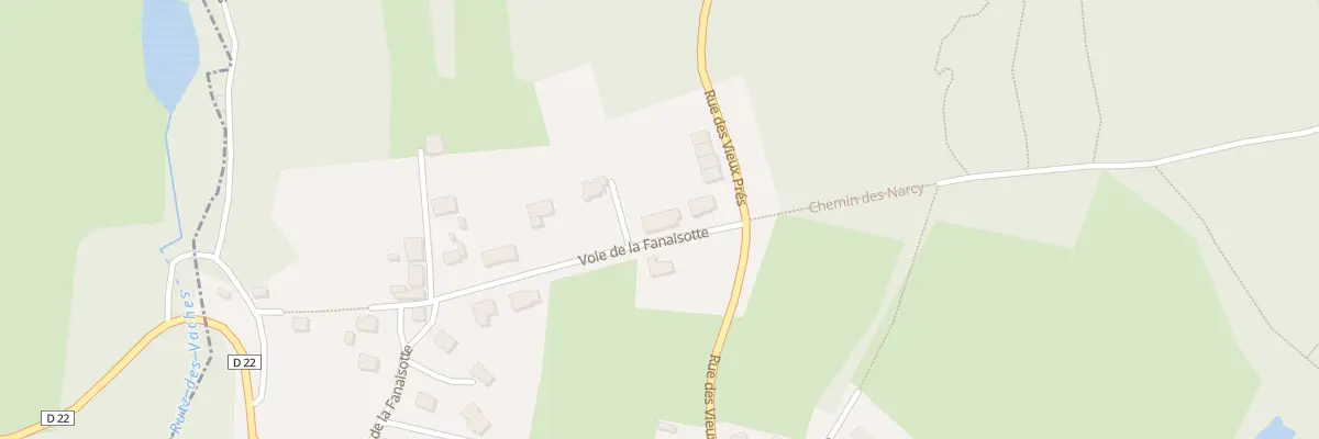 Plan du 2 Voie de la Fanaisotte à Montcornet