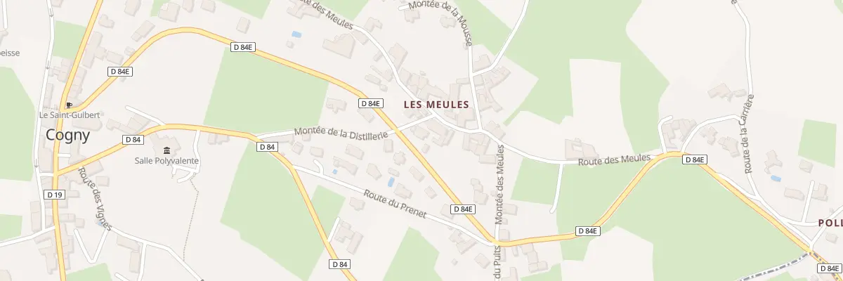 Plan du 198 Mte de la Distillerie à Cogny