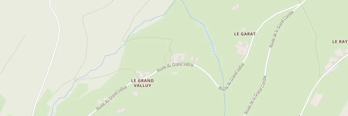 Plan du 496 Rte du Grand Valluy à Sainte-Croix-en-Jarez
