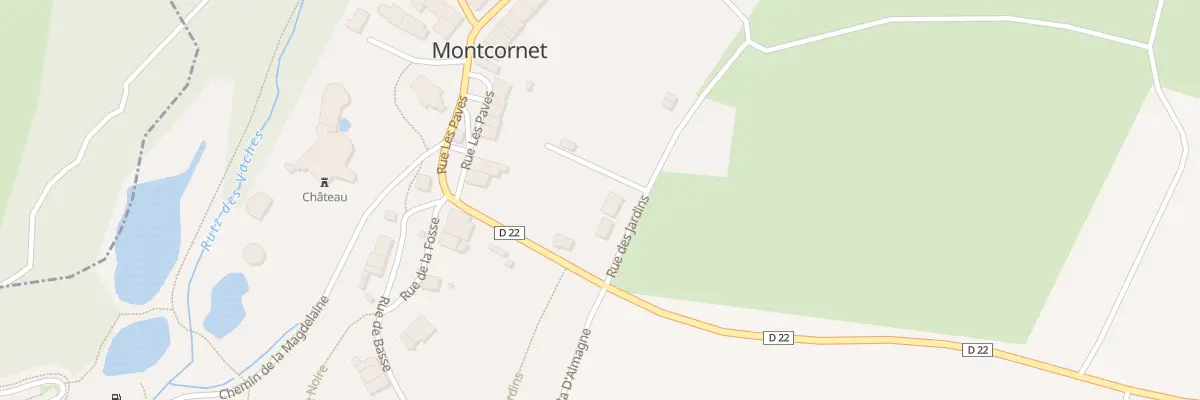 Plan du 5 Rue des Jardins à Montcornet