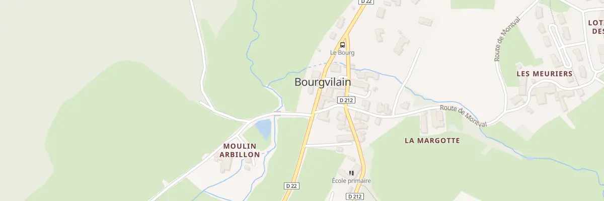 Plan du 5053 Pre de la Grange à Bourgvilain