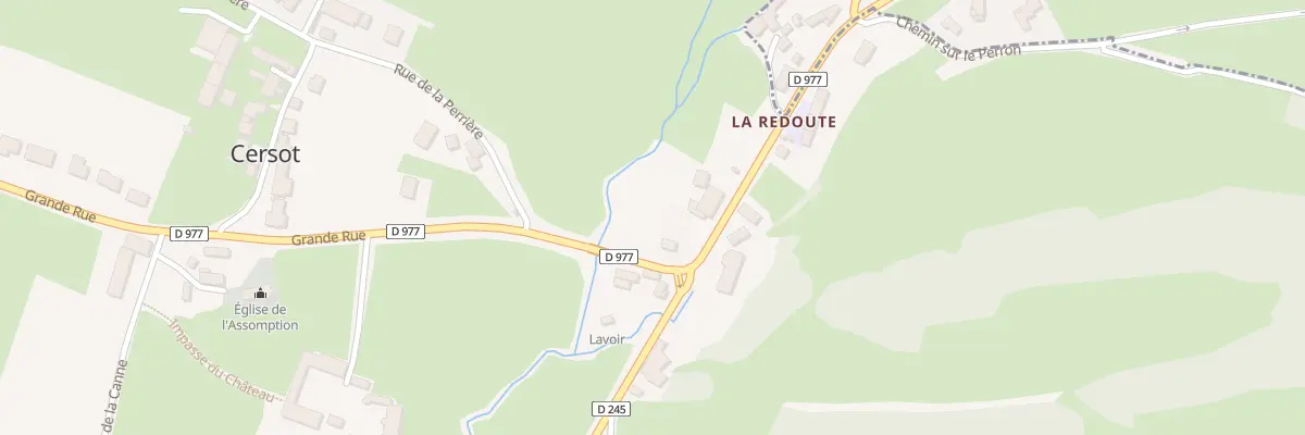 Plan du 5010 La Redoute à Cersot