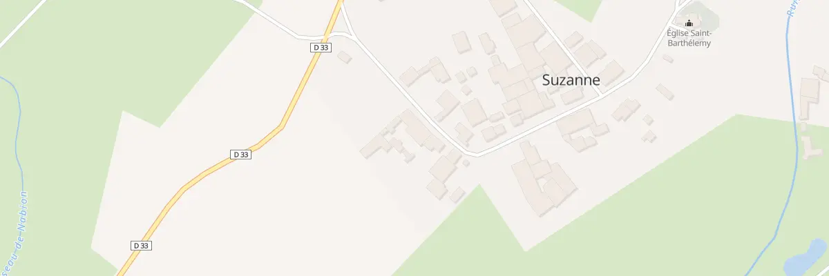 Plan du 9 Rue de la Croix des Arbres à Suzanne