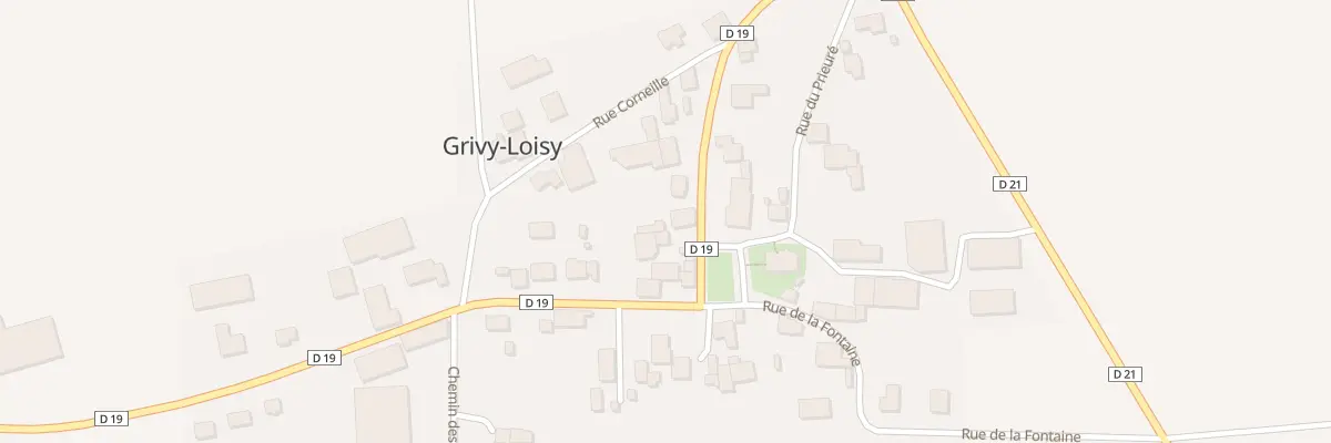 Plan du 3 Rue du Commerce à Grivy-Loisy