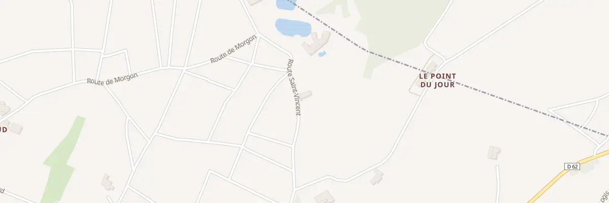 Plan du 452 Rte de Saint Vincent à Saint-Étienne-la-Varenne