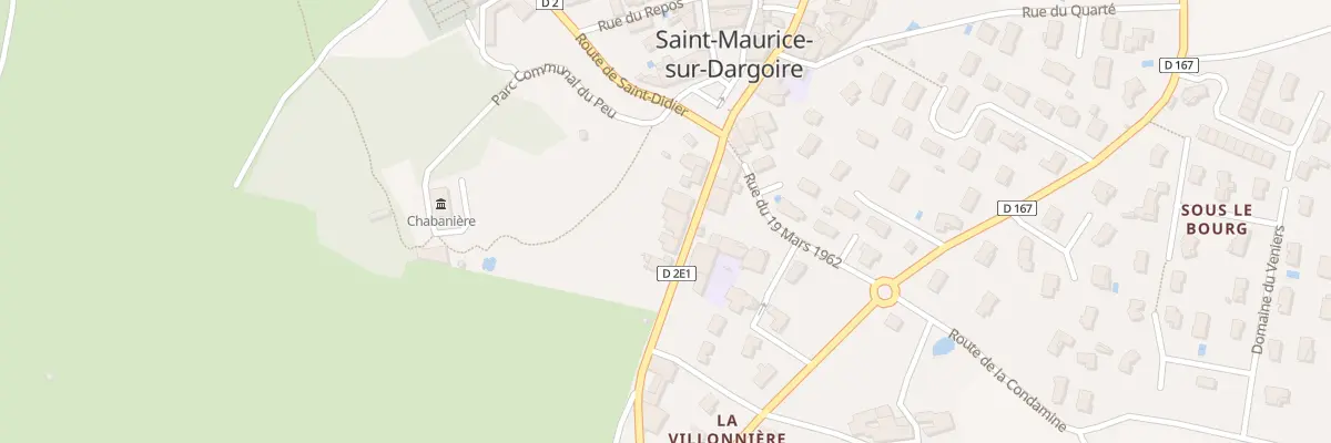 Plan du 74 Rue du Huit Mai à Chabanière
