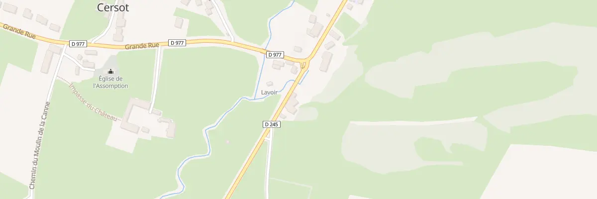 Plan du 5006 La Redoute à Cersot
