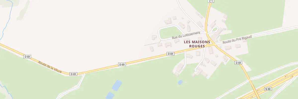 Plan du 2 Rte de la Vevre à Sainte-Hélène