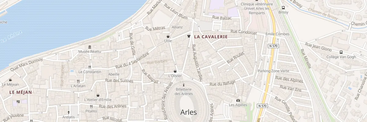 Plan du 46B Rue Voltaire à Arles