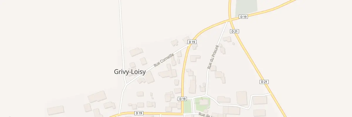 Plan du 1 Rue Corneille à Grivy-Loisy