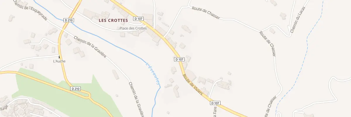 Plan du 340 Rte de Viviers à Saint-Thomé