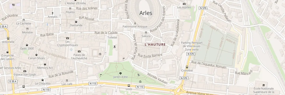 Plan du 23 Rue de l’Agneau à Arles