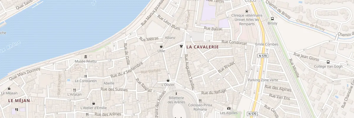 Plan du 34 Rue Voltaire à Arles