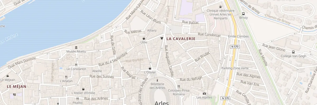 Plan du 38 Rue Voltaire à Arles