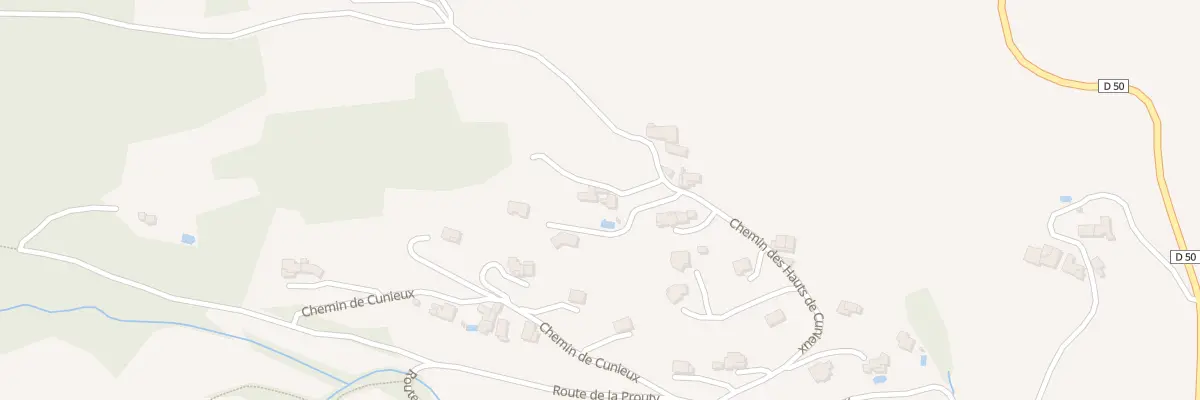 Plan du 5538 Cunieux à Vaugneray