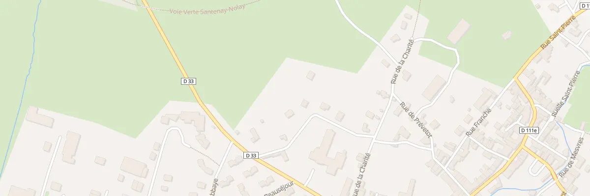 Plan du 8 Rue Chauvelot à Nolay