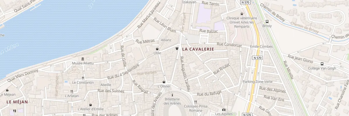 Plan du 32B Rue Voltaire à Arles