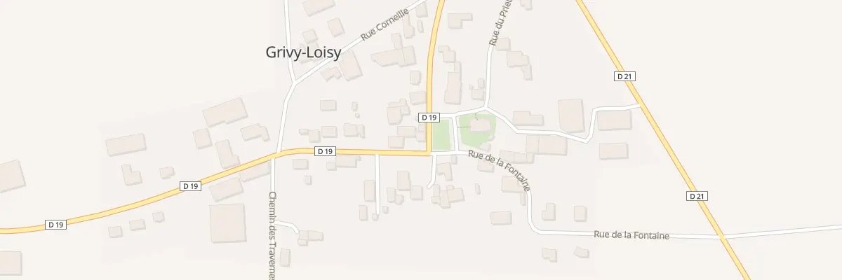 Plan du 2 Rte de Mazagran à Grivy-Loisy