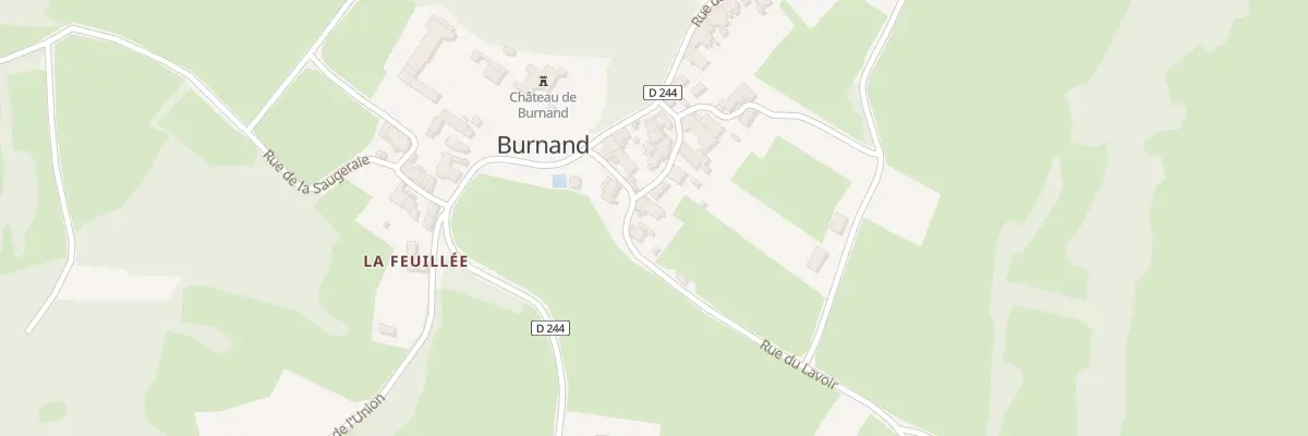 Plan du 11 Rue du Lavoir à Burnand