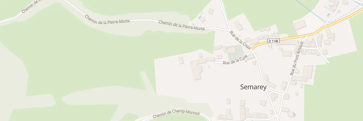 Plan du 4 Rue de la Cure à Semarey