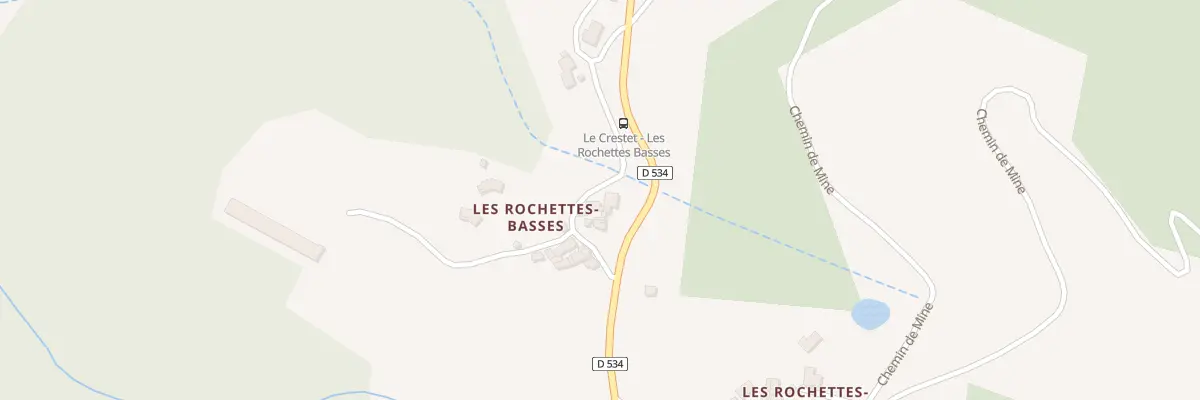 Plan du 5089 Les Rochettes Basses au Crestet