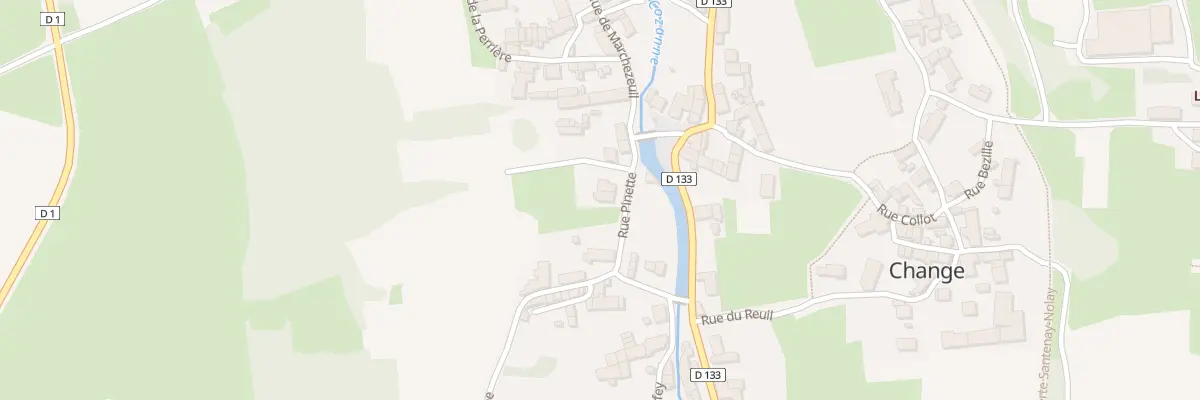 Plan du 1 Rue Pinette à Change