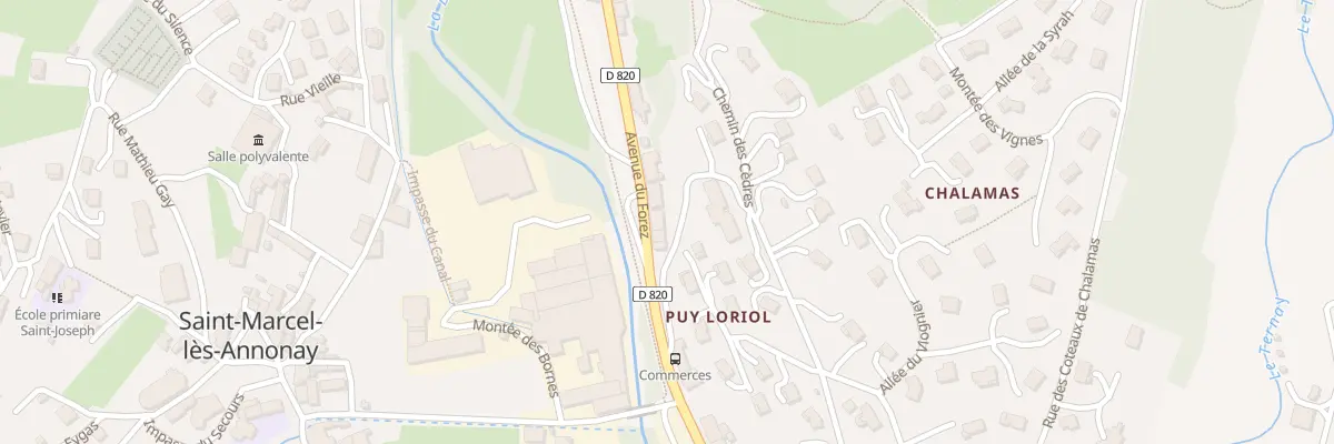 Plan du 132 Av du Forez à Saint-Marcel-lès-Annonay