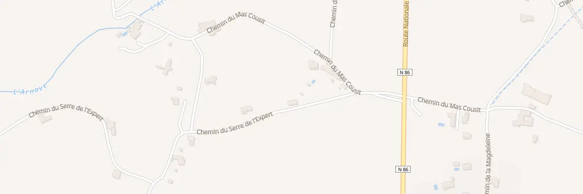 Plan du 5279 Mas Cousit à Saint-Alexandre