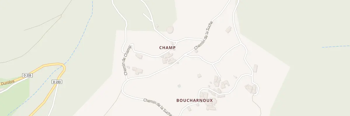 Plan du 5243 Champ à Saint-Michel-de-Chabrillanoux
