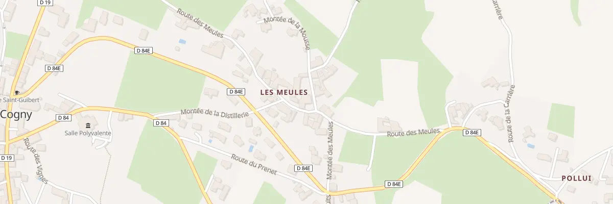 Plan du 7 Mte de la Mousse à Cogny
