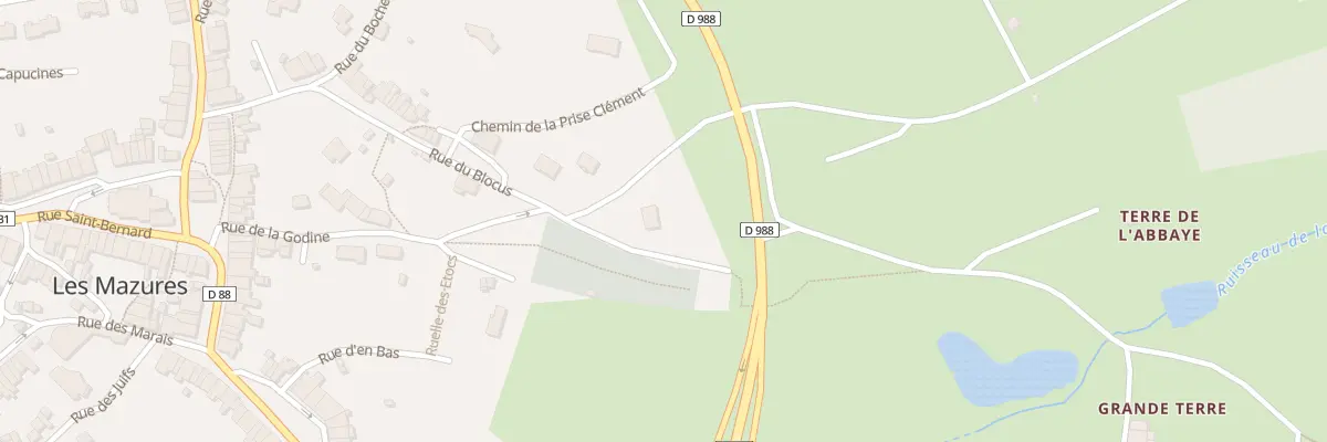 Plan du 21 Rue du Blocus aux Mazures