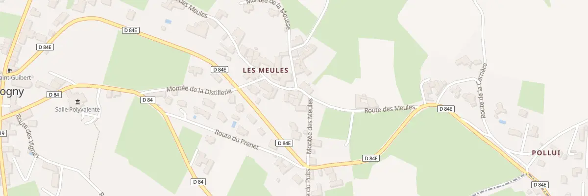 Plan du 502 Rte des Meules à Cogny