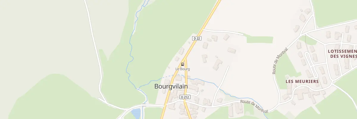 Plan du 5055A Pre de la Grange à Bourgvilain