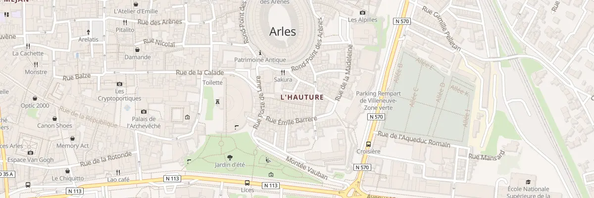 Plan du 10 Rue de l’Agneau à Arles
