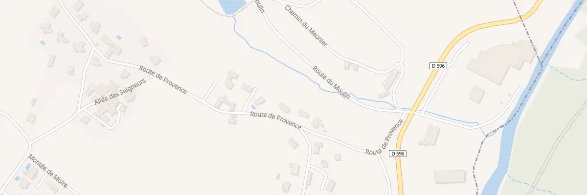 Plan du 5260 Rte de Provence à Saint-Germain-Nuelles