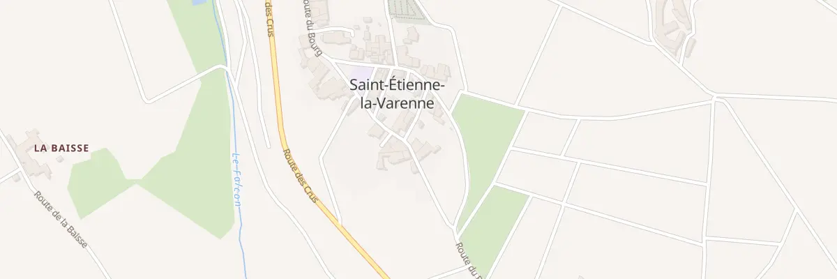 Plan du 79 Rue des Jardins à Saint-Étienne-la-Varenne