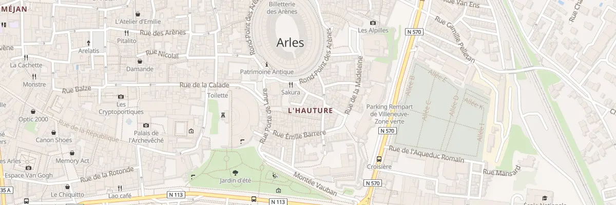 Plan du 30 Rue Girard le Bleu à Arles