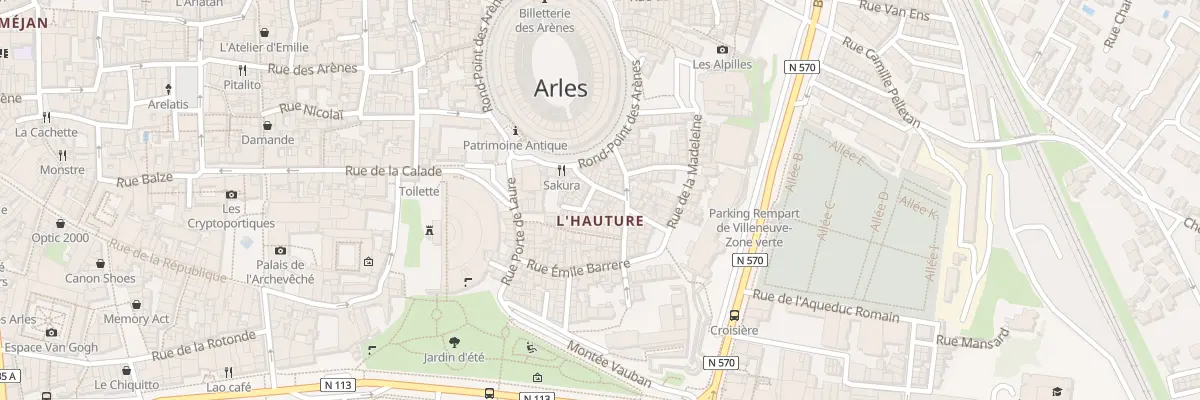 Plan du 32 Rue Girard le Bleu à Arles
